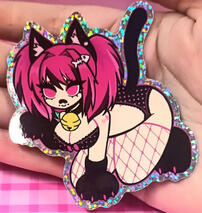 Cat girl OC sticker